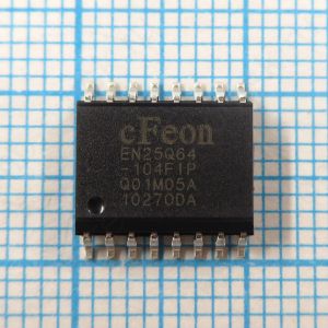 EN25Q64-104HIP  2.7V-3.6V - Flash память с последовательным интерфейсом объемом 64Mbit