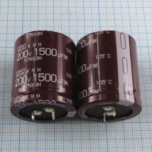 1500uF 200v 200v1500uF 35x40 KMM - Электролитический конденсатор