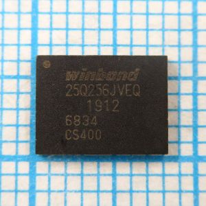 25Q256JVEQ W25Q256JVEQ 3V 256Mbit - Flash память с последовательным интерфейсом