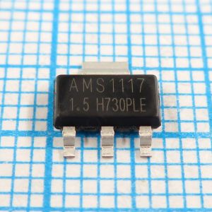 AMS1117-1.5V - Линейный стабилизатор напряжения с малым падением напряжения