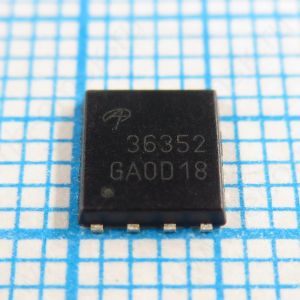 AONY36352 30V 49A/85A - Сдвоенный N-канальный транзистор