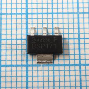 BSP171P BSP171 30V 1.9A - P канальный транзистор, используется для ремонта поврежденных элементов системы зажигания в автомобильных блоках управления