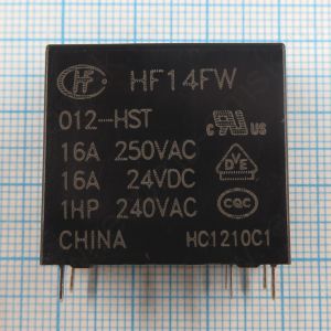 HF14FW/012-HST  HF14F 16A - электромагнитное реле
