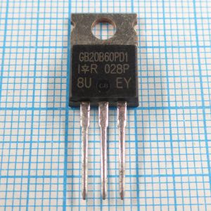 IRGB20B60PD1 600V 40A - IGBT транзистор с сверхбыстрым диодом