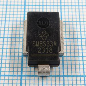 SM8S33A 33V - TVS диод, супрессор, используется в автомобильной электронике