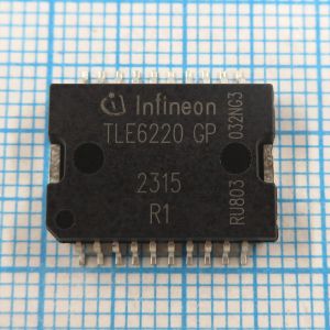 TLE6220GP - 4х канальный коммутатор с интерфейсом SPI
