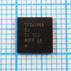 TPS65988DJRSHR TPS65988 - Двухпортовый контроллер USB Type-C и USB PD со встроенным питанием