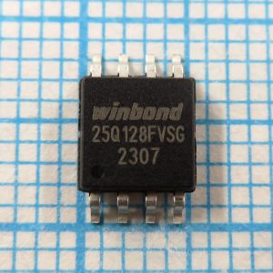 W25Q128FVSG 3V - Flash память с последовательным интерфейсом объемом 128Mbit